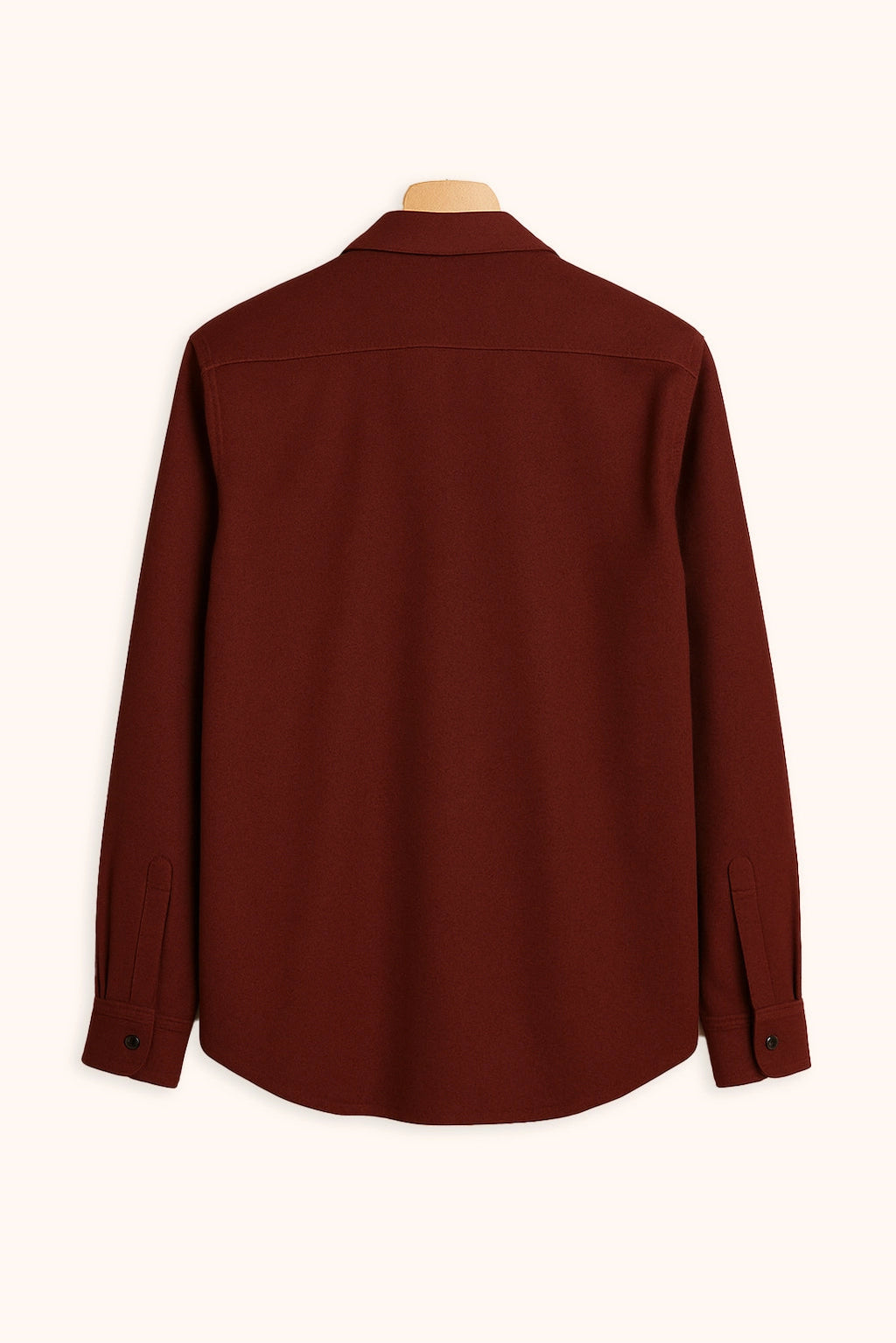Brave Valvet Men’s Premium Full-Sleeve Button-Down Shirt – Burgundy